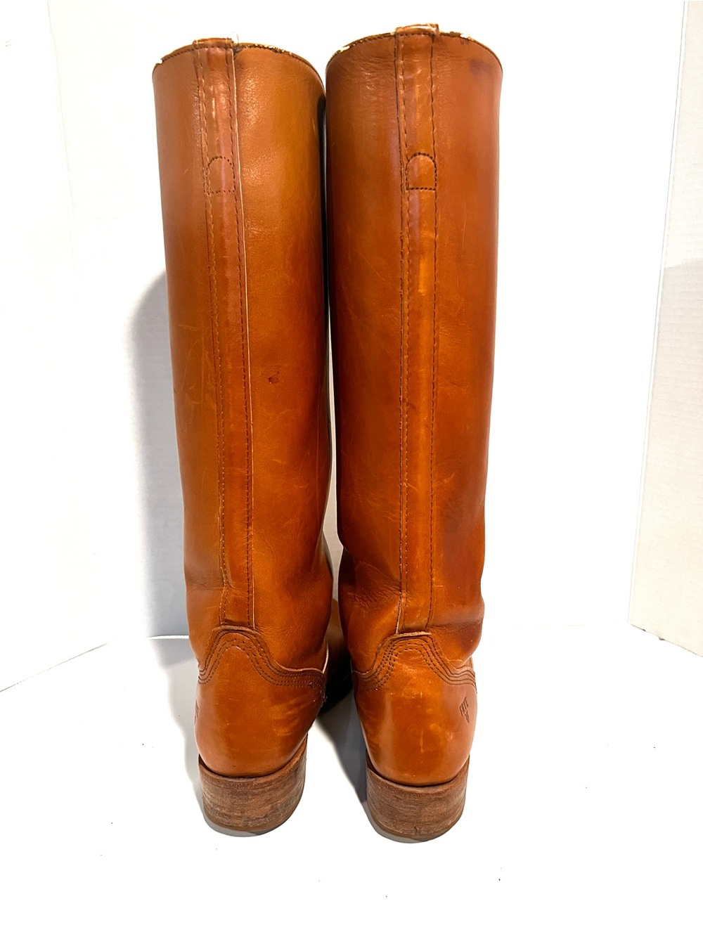 Frye Vintage 90s Campus 14L Boots Leather USA 7B - Picture 3 of 9